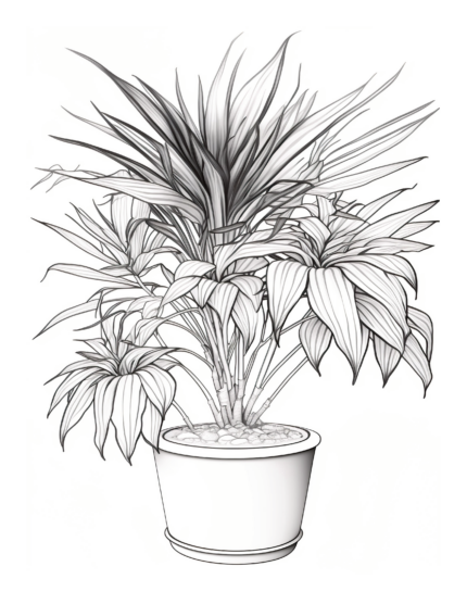 Free Plant Coloring Page 71