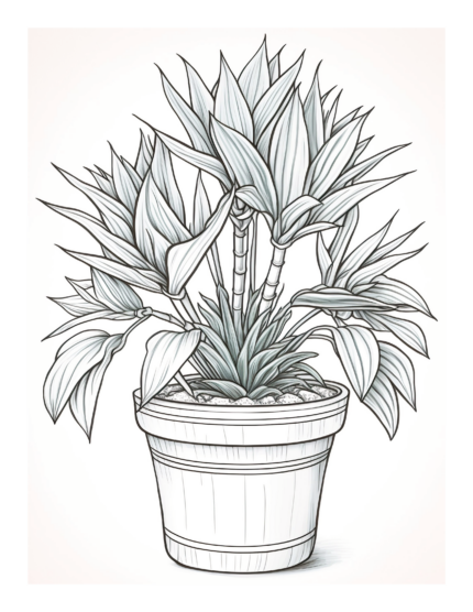 Free Plant Coloring Page 75