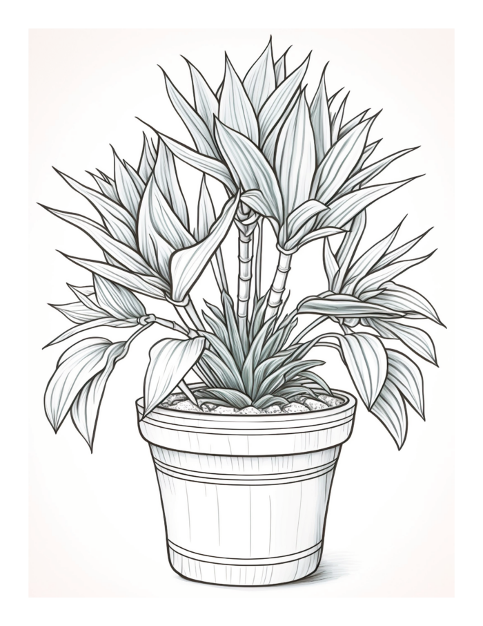 Free Plant Coloring Page 75