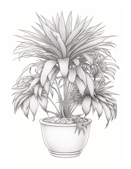 Free Plant Coloring Page 83