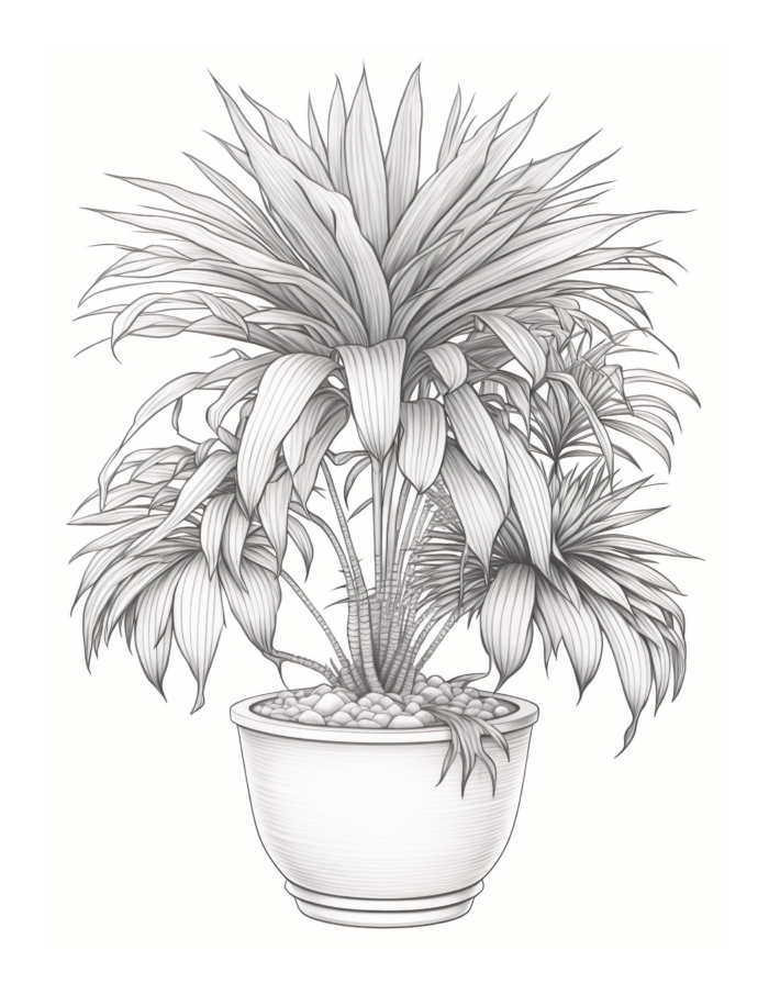 Free Plant Coloring Page 83