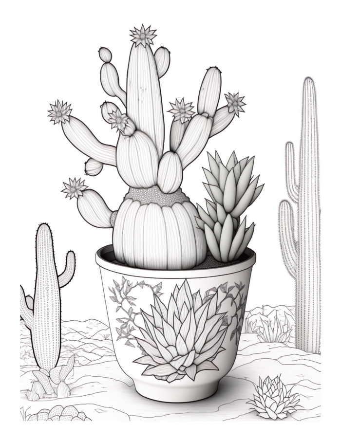 Free Plant Coloring Page 87