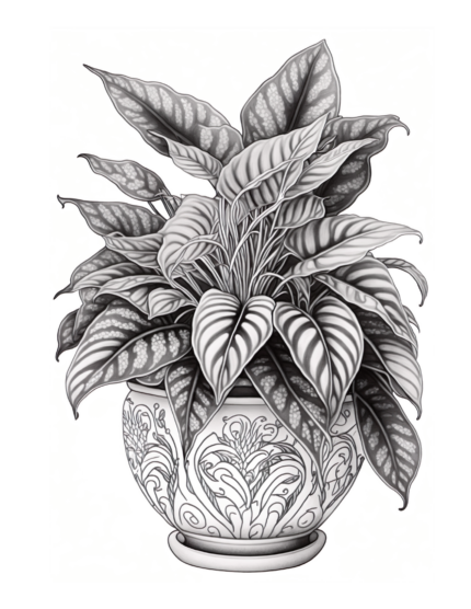 Free Plant Coloring Page 93