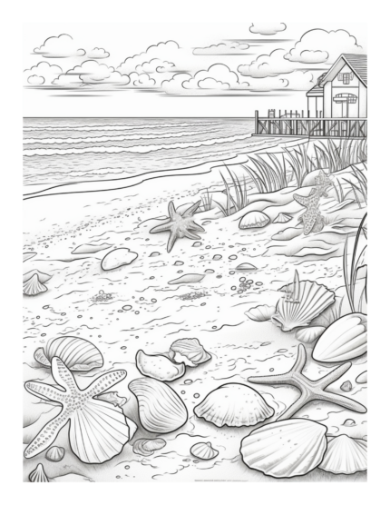 Free Quiet Moments Coloring Page 3