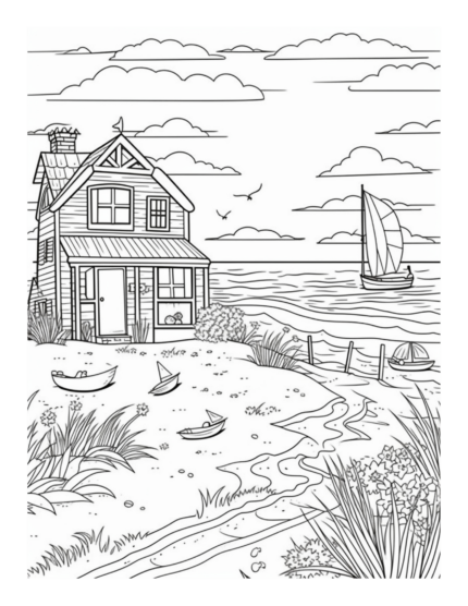Free Quiet Moments Coloring Page 43
