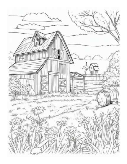 Free Quiet Moments Coloring Page 45
