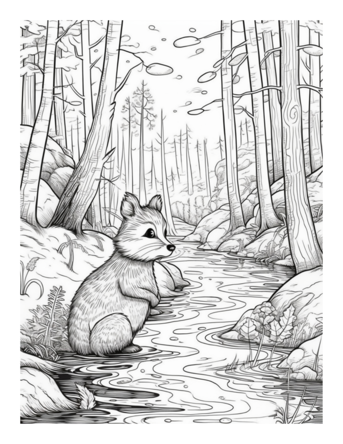 Free Quiet Moments Coloring Page 47