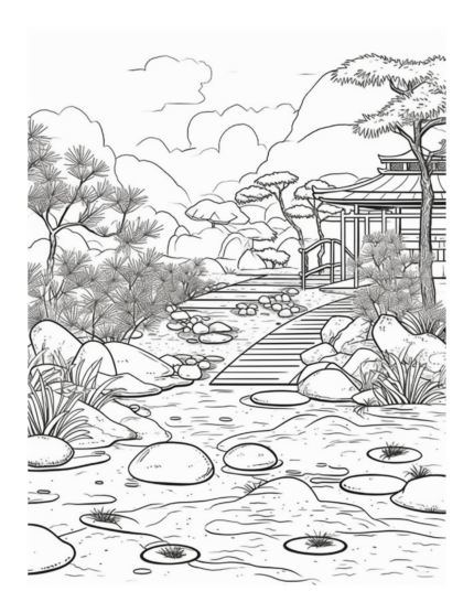 Free Quiet Moments Coloring Page 51