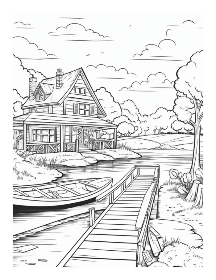 Free Quiet Moments Coloring Page 59