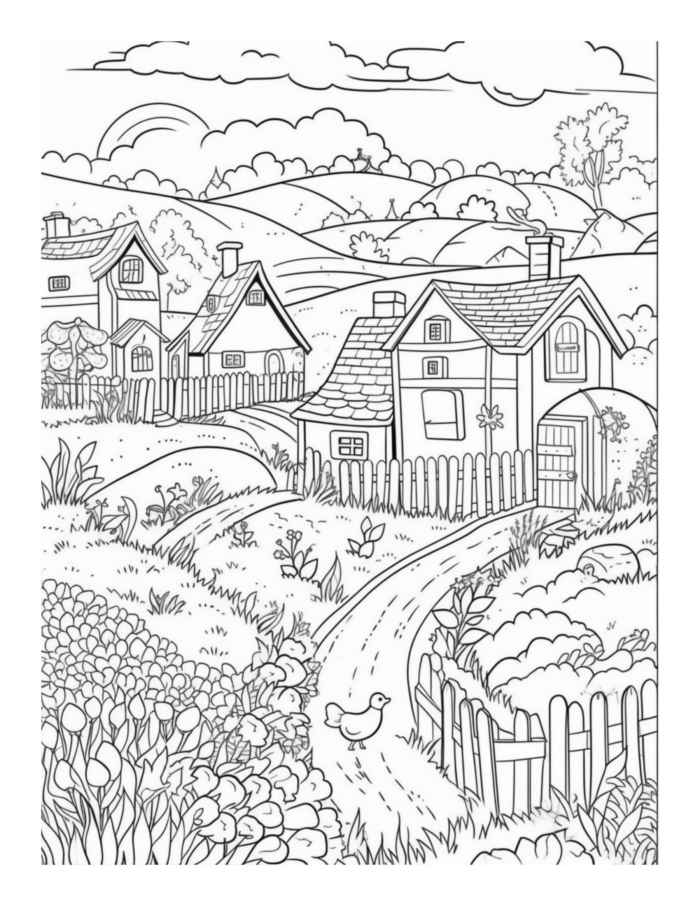 Free Quiet Moments Coloring Page 61