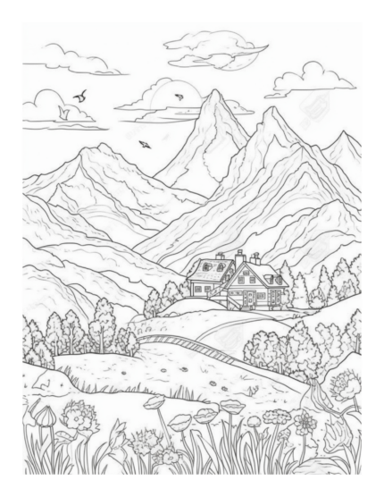 Free Quiet Moments Coloring Page 63