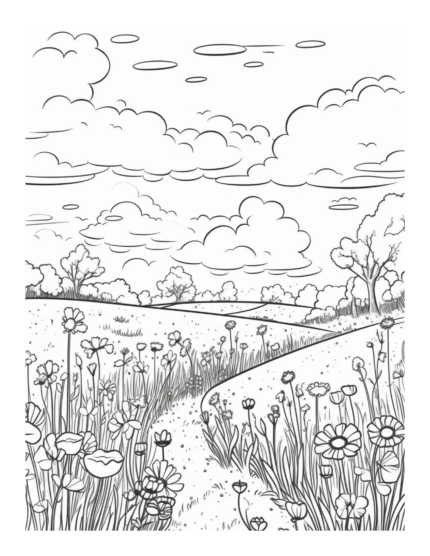 Free Quiet Moments Coloring Page 71