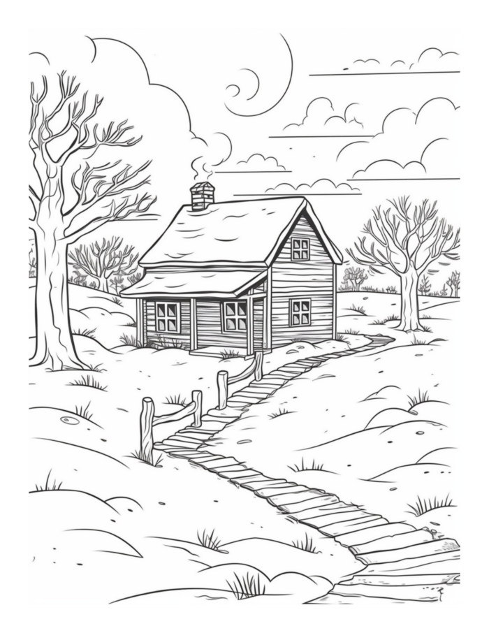 Free Quiet Moments Coloring Page 73