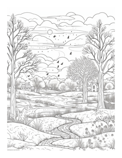 Free Quiet Moments Coloring Page 87
