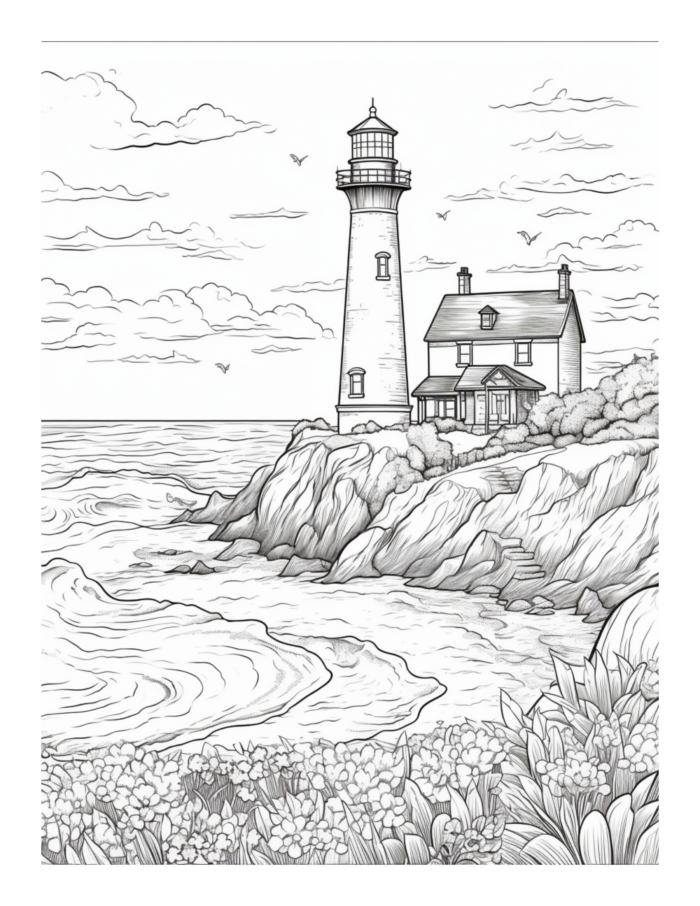 Free Quiet Moments Coloring Page 9