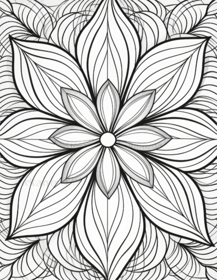 Free Simple Patterns Coloring Page 21