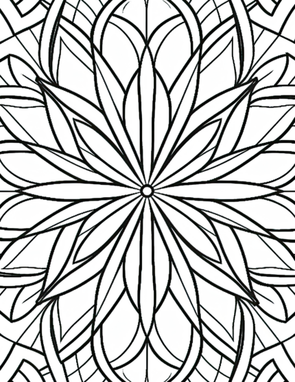 Free Simple Patterns Coloring Page 61
