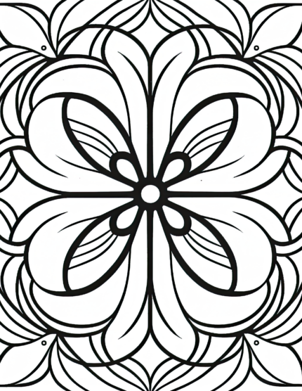Free Simple Patterns Coloring Page 65