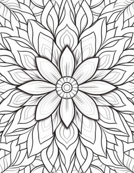 Free Simple Patterns Coloring Page 71