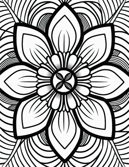 Free Simple Patterns Coloring Page 81