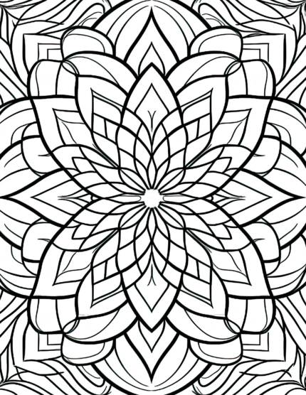 Free Simple Patterns Coloring Page 83