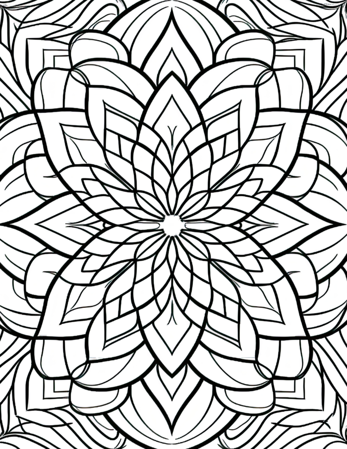 Free Simple Patterns Coloring Page 83