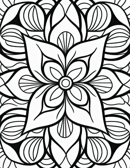 Free Simple Patterns Coloring Page 85