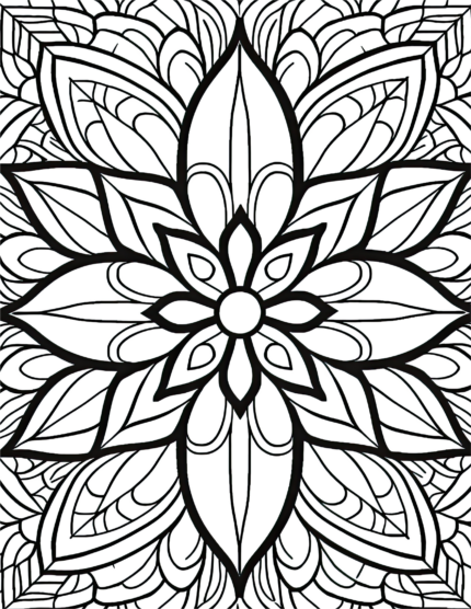 Free Simple Patterns Coloring Page 93