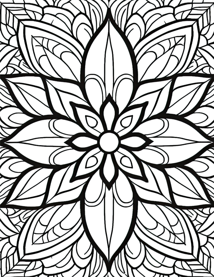 Free Simple Patterns Coloring Page 93