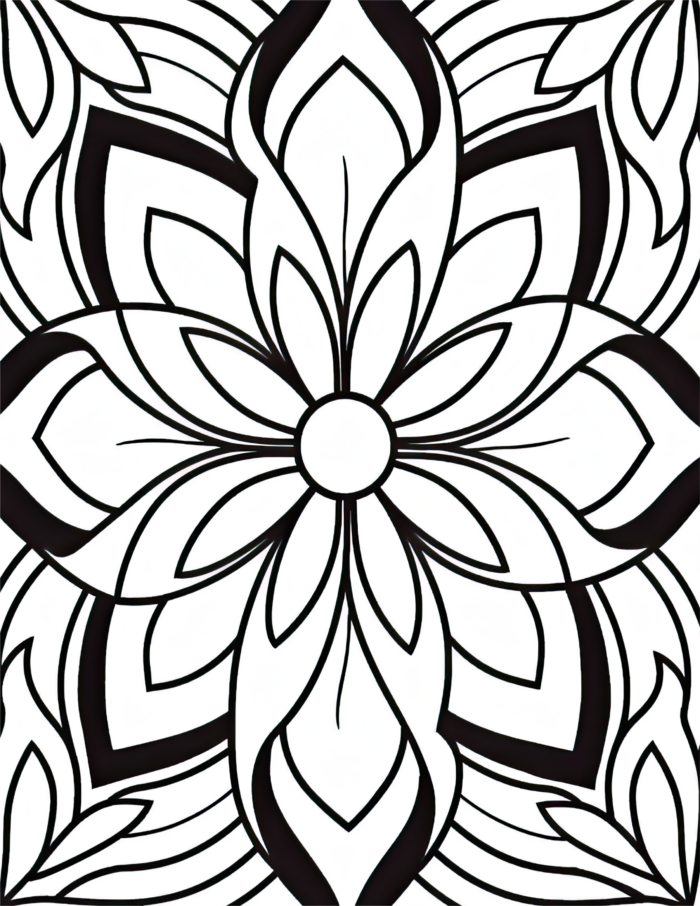 Free Simple Patterns Coloring Page 97
