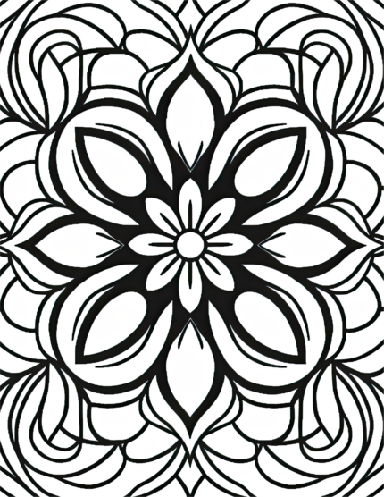 Free Simple Patterns Coloring Page 99