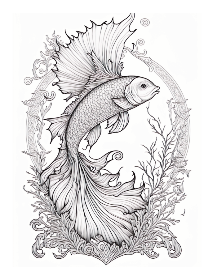 Free Mystical Creature Coloring Page 43