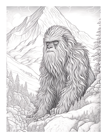 Free Mystical Creature Coloring Page 53