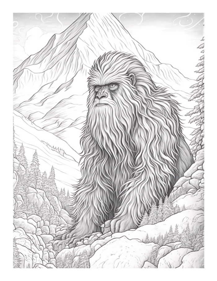 Free Mystical Creature Coloring Page 53
