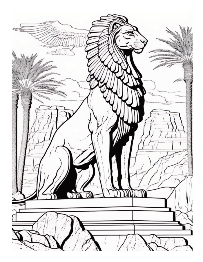 Free Mystical Creature Coloring Page 67