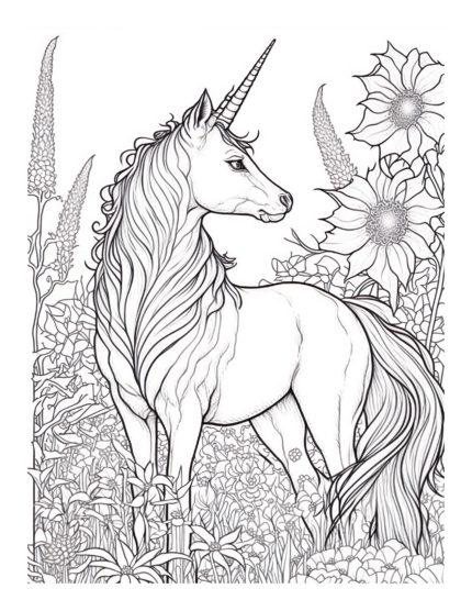 Free Mystical Creature Coloring Page 79