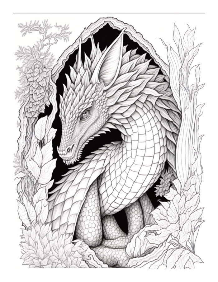 Free Mystical Creature Coloring Page 81