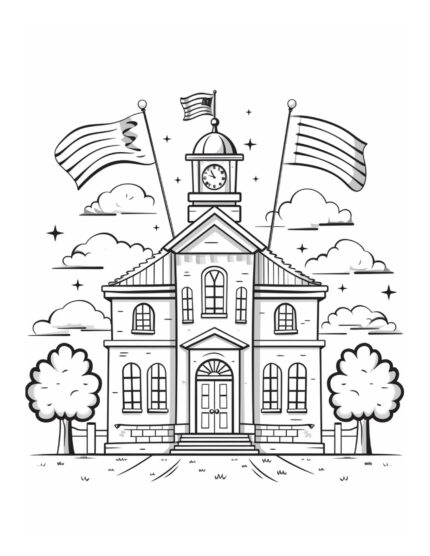 Free Back to School Coloring Page 30