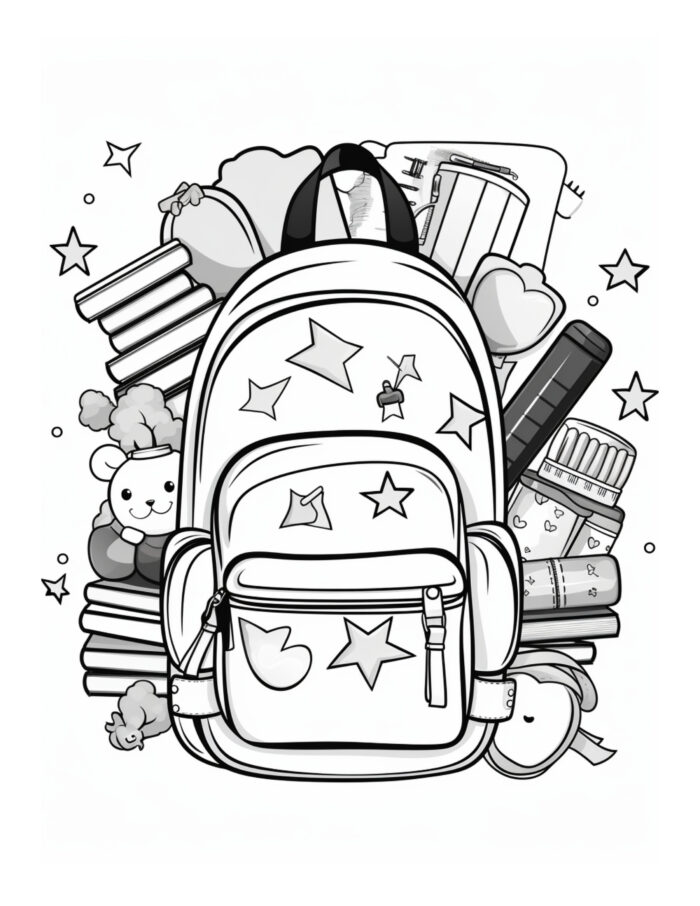 Free Back to School Coloring Page 31