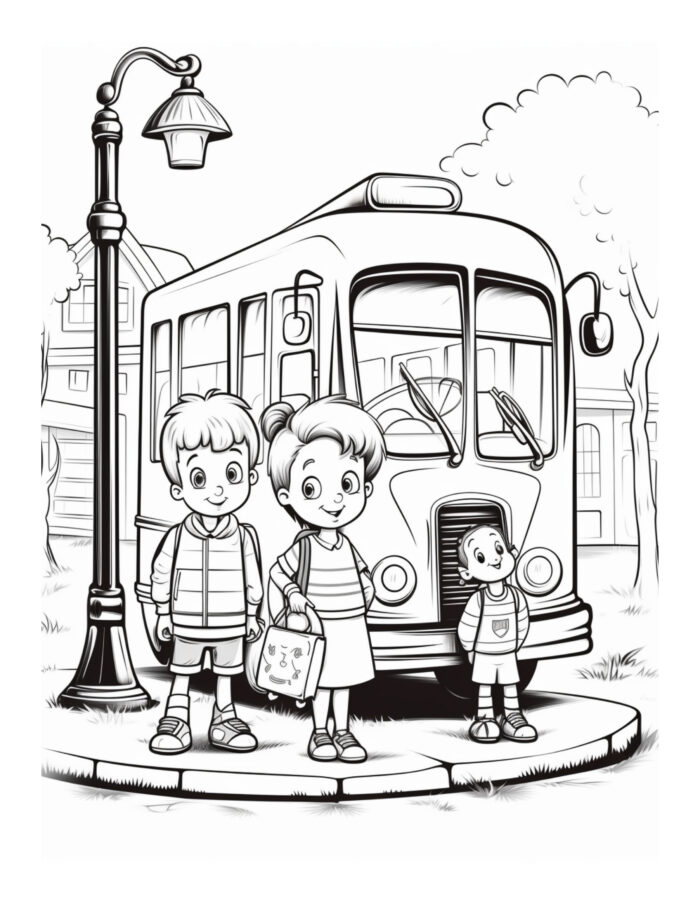 Free Back to School Coloring Page 34