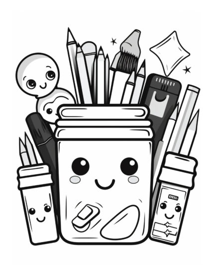 Free Back to School Coloring Page 35