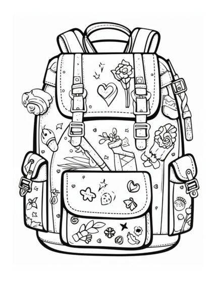 Free Back to School Coloring Page 38