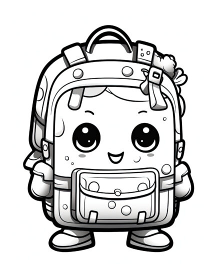 Free Back to School Coloring Page 4