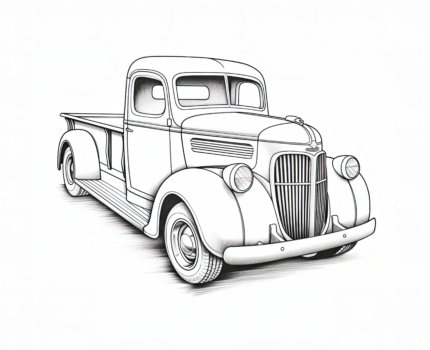 1939 Dodge Pickup Coloring Page