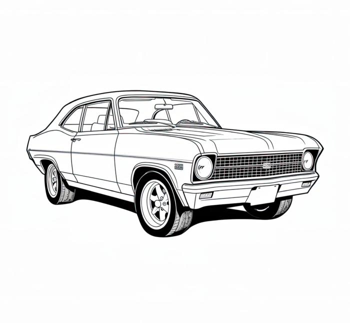 1970 Chevrolet Chevy II Nova_Coloring Page