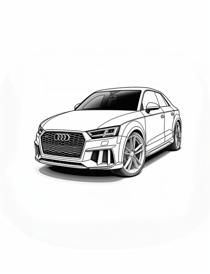 Audi RSQ Coloring Page