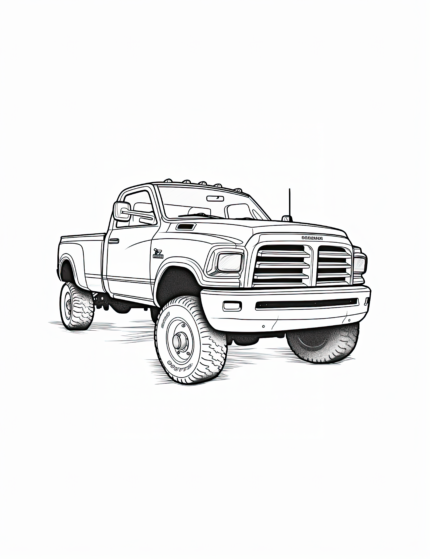 Dodge Ram 5500 Coloring Pages