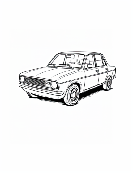 Fiat Croma Free Coloring Page