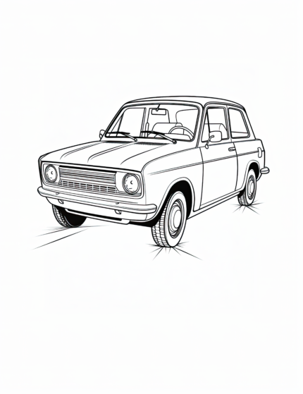 Fiat Oltre Free Coloring Page