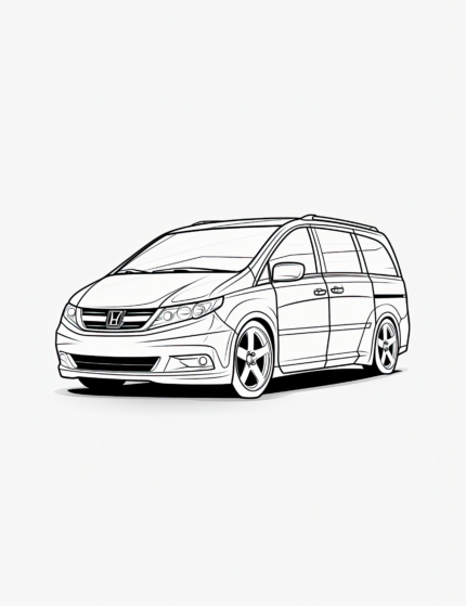Honda Odyssey Coloring Page